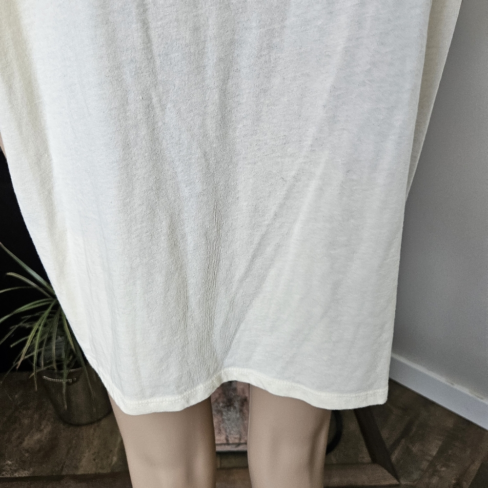 Lularoe shirt plus size 3XL cream yellow pumpkin print tunic top short sleeves - Picture 9 of 13